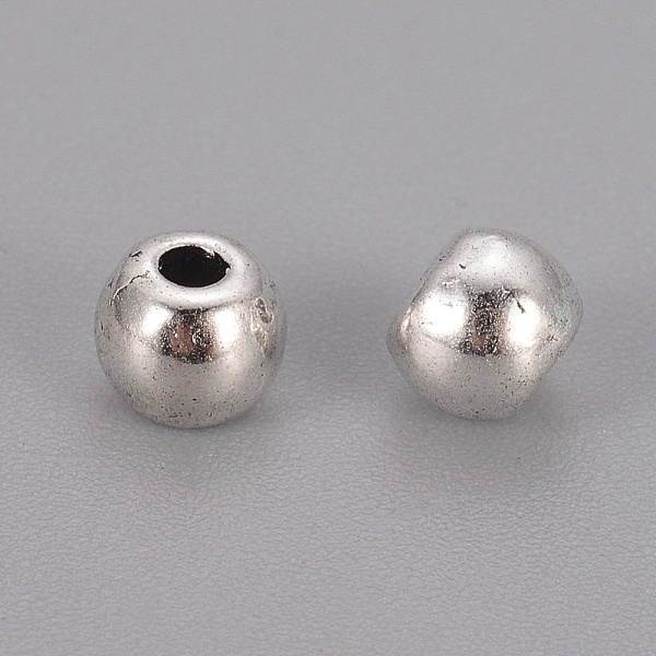 PandaHall Tibetan Style Spacer Beads, Lead Free & Cadmium Free, Antique Silver Color, Round, 5mm, Hole: 1mm Alloy Round
PandaHall Tibetan Style Spacer Beads, Lead Free & Cadmium Free, Antique Silver Color, Round, 5mm, Hole: 1mm Alloy Round