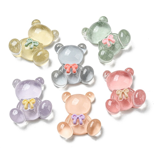 PandaHall Translucent Resin Decoden Cabochons, for Jewelry Making, Bear, 24.5~25x22~23x7~9.5mm Resin Bear Multicolor
PandaHall Translucent Resin Decoden Cabochons, for Jewelry Making, Bear, 24.5~25x22~23x7~9.5mm Resin Bear Multicolor
