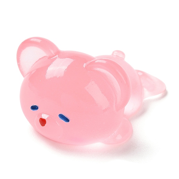PandaHall Luminous Resin Cute Little Bear Ornaments, Glow in the Dark, Micro Landscape Decoration, Pink, 28x35.5x19mm Resin Bear Pink
PandaHall Luminous Resin Cute Little Bear Ornaments, Glow in the Dark, Micro Landscape Decoration, Pink, 28x35.5x19mm Resin Bear Pink