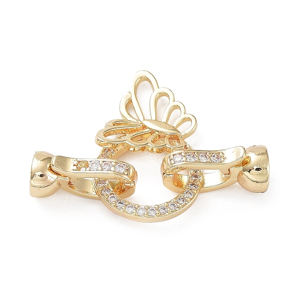 PandaHall Rack Plating Brass Micro Pave Clear Cubic Zirconia Fold Over Butterfly Extension Clasps, Long-Lasting Plated, Cadmium Free & Lead...
PandaHall Rack Plating Brass Micro Pave Clear Cubic Zirconia Fold Over Butterfly Extension Clasps, Long-Lasting Plated, Cadmium Free & Lead...