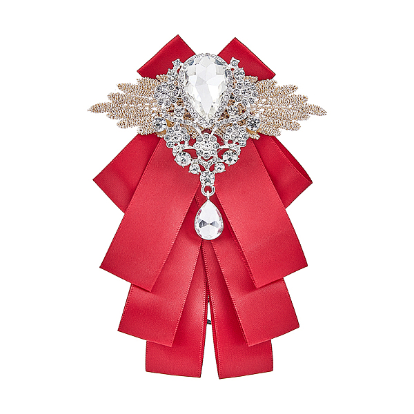 PandaHall Bowknot Polyester Suit Necktie, Pre-tied Adjustable/Elastic School Uniform Ties, with Glass Rhinestone & Iron Findings, FireBrick..., Red
PandaHall Bowknot Polyester Suit Necktie, Pre-tied Adjustable/Elastic School Uniform Ties, with Glass Rhinestone & Iron Findings, FireBrick..., Red