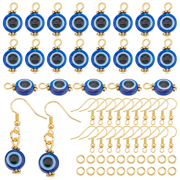 PandaHall ARRICRAFT DIY Blue Evil Eye Earring Making Kit, Including Brass Earring Hooks & Jump Rings, Iron Resin Beads Pendants, Golden...
PandaHall ARRICRAFT DIY Blue Evil Eye Earring Making Kit, Including Brass Earring Hooks & Jump Rings, Iron Resin Beads Pendants, Golden...