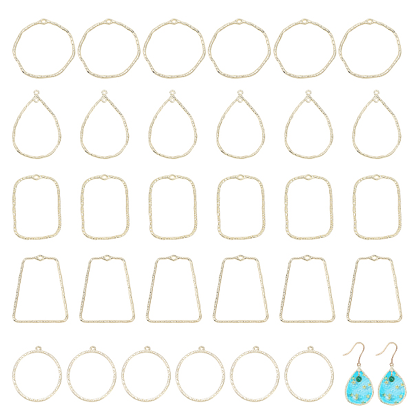 PandaHall CHGCRAFT 30Pcs 5Styles Open Back Bezel Pendants Geometric Hollow Frame Rectangle Ring Charms for DIY UV Resin Pressed Flower...
PandaHall CHGCRAFT 30Pcs 5Styles Open Back Bezel Pendants Geometric Hollow Frame Rectangle Ring Charms for DIY UV Resin Pressed Flower...