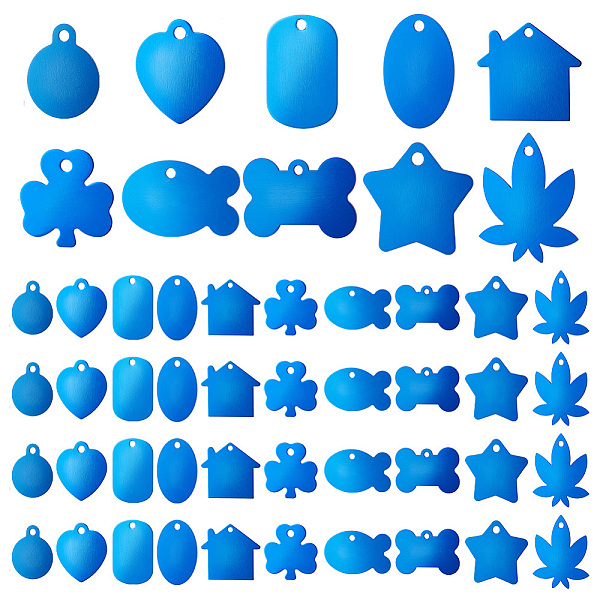 PandaHall PH 40pcs Stamping Blank Tags 10 Style Aluminum Pendants Dark Blue Stamping Tag Pendants Blank Dog Tags Pet ID Tags for DIY...
PandaHall PH 40pcs Stamping Blank Tags 10 Style Aluminum Pendants Dark Blue Stamping Tag Pendants Blank Dog Tags Pet ID Tags for DIY...