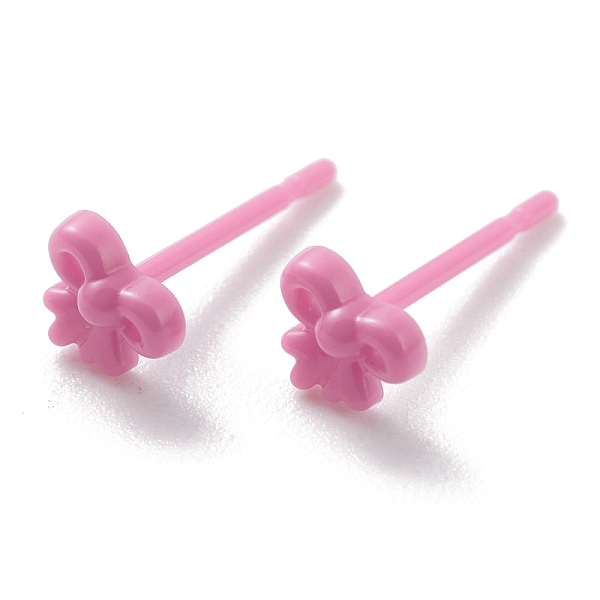 PandaHall Eco-Friendly Plastic Stud Earrings, Bowknot, Old Rose, 4.5x5x2mm, Pin: 0.8mm Plastic Bowknot
PandaHall Eco-Friendly Plastic Stud Earrings, Bowknot, Old Rose, 4.5x5x2mm, Pin: 0.8mm Plastic Bowknot