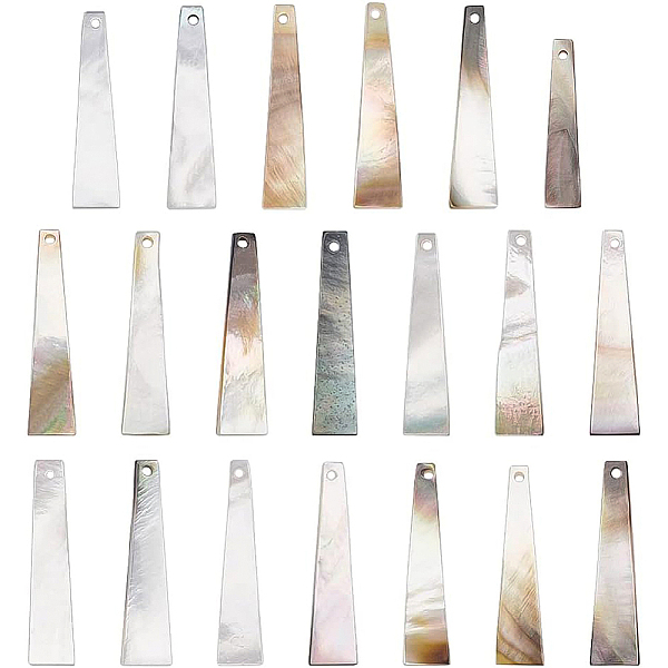 PandaHall BENECREAT 20Pcs Black Mother of Pearl Shell Charm, Trapezoid Natural Black Shell Pendants for DIY Craft Necklaces Bracelet Jewelry...
PandaHall BENECREAT 20Pcs Black Mother of Pearl Shell Charm, Trapezoid Natural Black Shell Pendants for DIY Craft Necklaces Bracelet Jewelry...