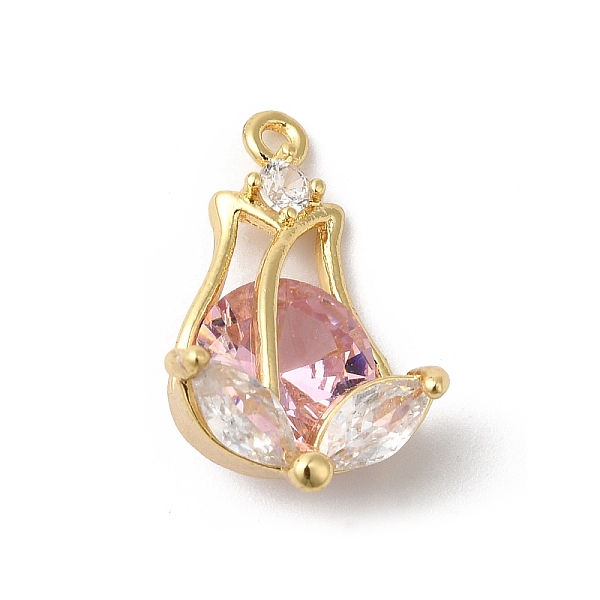 PandaHall Brass Pendants, with Glass, Flower, Golden, Pink, 19x12x6mm, Hole: 1.2mm Brass+Glass Flower Pink
PandaHall Brass Pendants, with Glass, Flower, Golden, Pink, 19x12x6mm, Hole: 1.2mm Brass+Glass Flower Pink