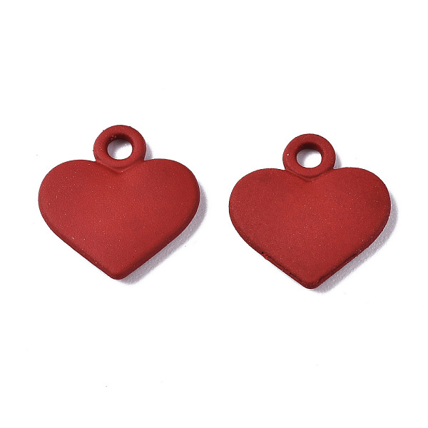PandaHall Spray Painted Alloy Charms, Cadmium Free & Lead Free, Heart, Red, 13x12x1.5mm, Hole: 1.8mm Alloy Heart Red
PandaHall Spray Painted Alloy Charms, Cadmium Free & Lead Free, Heart, Red, 13x12x1.5mm, Hole: 1.8mm Alloy Heart Red