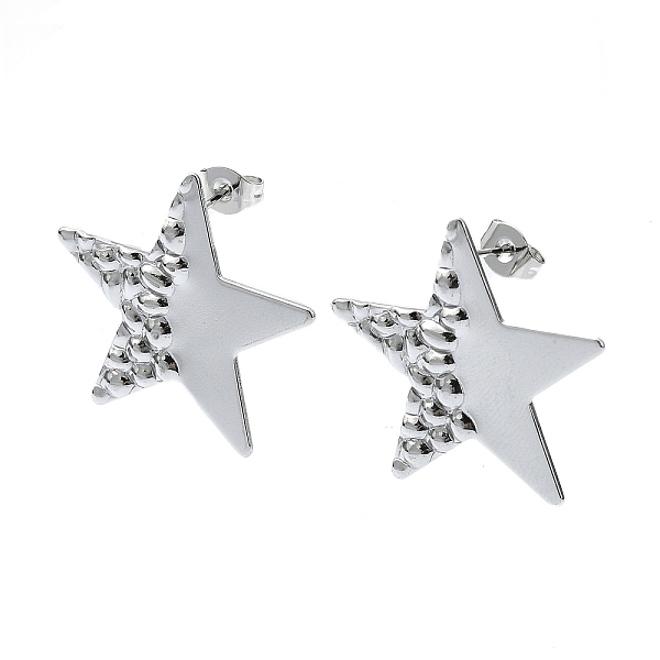 PandaHall 201 Stainless Steel Stud Earrings, with 304 Stainless Steel Pins, Textured Rhombus, Stainless Steel Color, 26.5x26.5mm 201...
PandaHall 201 Stainless Steel Stud Earrings, with 304 Stainless Steel Pins, Textured Rhombus, Stainless Steel Color, 26.5x26.5mm 201...