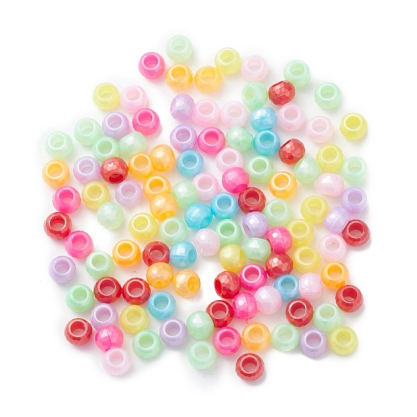 PandaHall Opaque Plastic Pearlized Beads, Faceted, Rondelle, Mixed Color, 9x6.5mm, Hole: 4.3mm, about 1800pcs/500g Plastic Rondelle..., Multicolor
PandaHall Opaque Plastic Pearlized Beads, Faceted, Rondelle, Mixed Color, 9x6.5mm, Hole: 4.3mm, about 1800pcs/500g Plastic Rondelle..., Multicolor