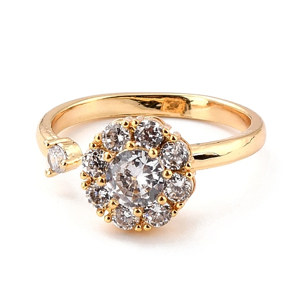 PandaHall Flat Round Cubic Zirconia Rotatable Cuff Ring for Calming Worry Meditation, Brass Fidget Spinner Open Ring, Golden, US Size 7..., Clear
PandaHall Flat Round Cubic Zirconia Rotatable Cuff Ring for Calming Worry Meditation, Brass Fidget Spinner Open Ring, Golden, US Size 7..., Clear