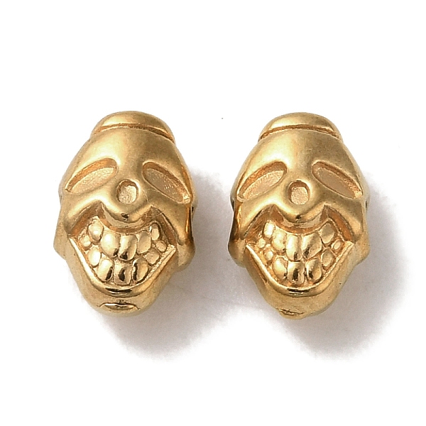 PandaHall Ion Plating(IP) 304 Stainless Steel Beads, Skull, Golden, 8.5x5.5x5mm, Hole: 1.6mm 304 Stainless Steel Skull
PandaHall Ion Plating(IP) 304 Stainless Steel Beads, Skull, Golden, 8.5x5.5x5mm, Hole: 1.6mm 304 Stainless Steel Skull