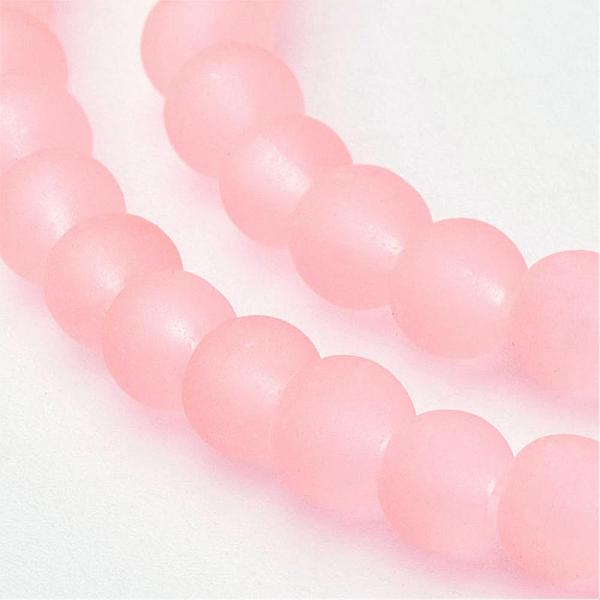 PandaHall Transparent Glass Bead Strands, Frosted, Round, Light Salmon, 4mm, Hole: 1.1~1.6mm, about 200pcs/strand, 31.4 inch Glass Round Red
PandaHall Transparent Glass Bead Strands, Frosted, Round, Light Salmon, 4mm, Hole: 1.1~1.6mm, about 200pcs/strand, 31.4 inch Glass Round Red