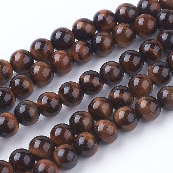 PandaHall Natural Red Tiger Eye Beads Strands, Round, Dyed & Heated, 6mm, Hole: 1mm, about 31pcs/strand, 8 inch Tiger Eye Round
PandaHall Natural Red Tiger Eye Beads Strands, Round, Dyed & Heated, 6mm, Hole: 1mm, about 31pcs/strand, 8 inch Tiger Eye Round