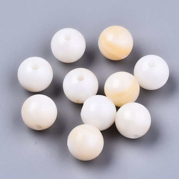 PandaHall Natural Freshwater Shell Beads, Round, Seashell Color, 10x10mm, Hole: 2.5mm Freshwater Shell Round
PandaHall Natural Freshwater Shell Beads, Round, Seashell Color, 10x10mm, Hole: 2.5mm Freshwater Shell Round