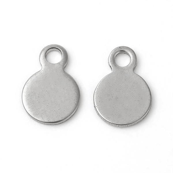PandaHall 201 Stainless Steel Charms, Flat Round, Stamping Blank Tag, Stainless Steel Color, 10x7x0.6~0.7mm, Hole: 1.8~2mm 201 Stainless...
PandaHall 201 Stainless Steel Charms, Flat Round, Stamping Blank Tag, Stainless Steel Color, 10x7x0.6~0.7mm, Hole: 1.8~2mm 201 Stainless...