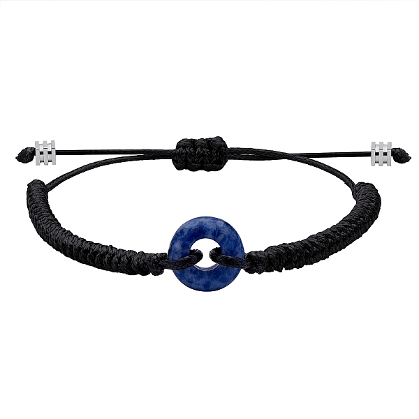 PandaHall Natural Blue Spot Jasper Donut Braided Bead Bracelet, Adjustable Gemstone Bracelet for Women, Black, Inner Diameter: 2~3-3/8 inch...
PandaHall Natural Blue Spot Jasper Donut Braided Bead Bracelet, Adjustable Gemstone Bracelet for Women, Black, Inner Diameter: 2~3-3/8 inch...