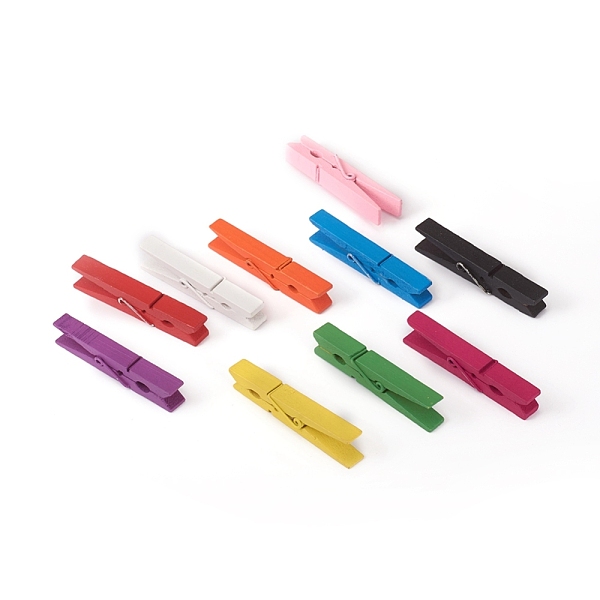 PandaHall Natural Wooden Craft Pegs Clips, Clothespins, Craft Photo Clips, Mixed Color, 73.5x12.5x12.5mm Wood Multicolor
PandaHall Natural Wooden Craft Pegs Clips, Clothespins, Craft Photo Clips, Mixed Color, 73.5x12.5x12.5mm Wood Multicolor