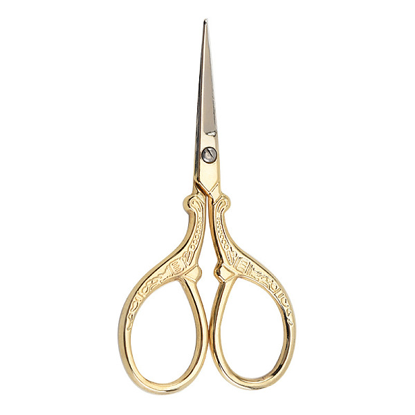 PandaHall 201 Stainless Steel Scissors, Craft Scissor, for Needlework, Golden, 90x45mm Stainless Steel
PandaHall 201 Stainless Steel Scissors, Craft Scissor, for Needlework, Golden, 90x45mm Stainless Steel