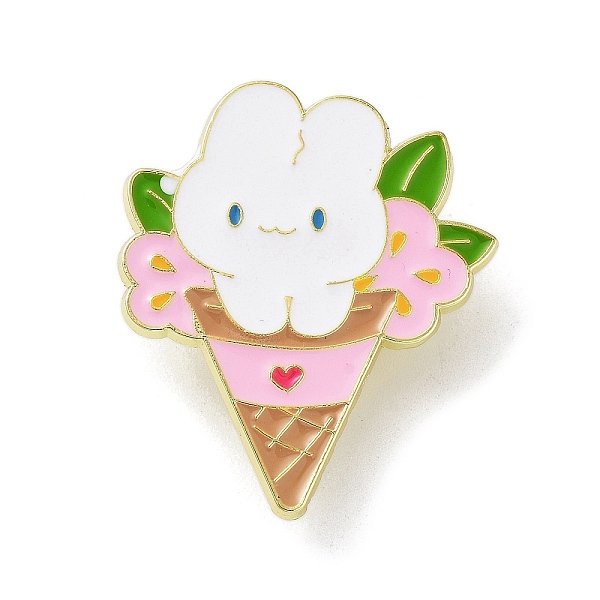 PandaHall Zinc Alloy Animal Ice Cream Enamel Pin Brooch, for Backpack Clothes, Rabbit, 34x29.5x1.3mm Alloy+Enamel Rabbit White
PandaHall Zinc Alloy Animal Ice Cream Enamel Pin Brooch, for Backpack Clothes, Rabbit, 34x29.5x1.3mm Alloy+Enamel Rabbit White