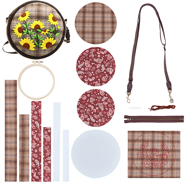 PandaHall DIY Crossbody Bag Embroidery Kit, including Plastic Embroidery Hoops, Thread, Adjustable Bag Strap, Zipper Component, Iron Needle..., Multicolor
PandaHall DIY Crossbody Bag Embroidery Kit, including Plastic Embroidery Hoops, Thread, Adjustable Bag Strap, Zipper Component, Iron Needle..., Multicolor