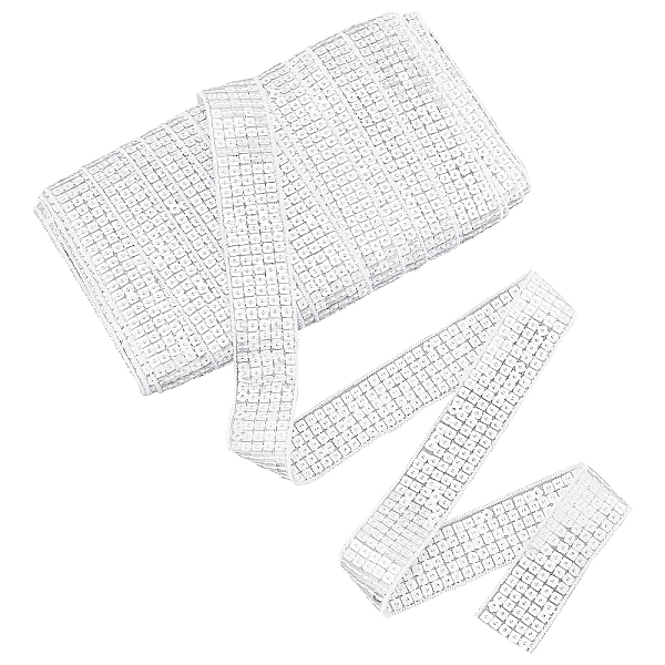 PandaHall ARRICRAFT Sparkle Polyester Ribbon, with Sequin Flat Glitter, for Sewing and Bridal Wedding Decoration, WhiteSmoke, 1 inch(24mm)..., White
PandaHall ARRICRAFT Sparkle Polyester Ribbon, with Sequin Flat Glitter, for Sewing and Bridal Wedding Decoration, WhiteSmoke, 1 inch(24mm)..., White