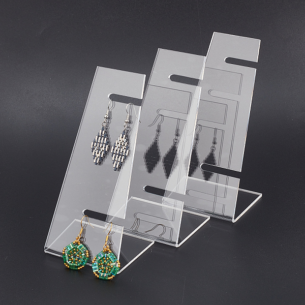 PandaHall 3pcs Acrylic Jewelry Display Stand L-Shape Earrings Holder Organizer Jewelry Clear Watch Rack Single Watch Display Holder Showcase...
PandaHall 3pcs Acrylic Jewelry Display Stand L-Shape Earrings Holder Organizer Jewelry Clear Watch Rack Single Watch Display Holder Showcase...