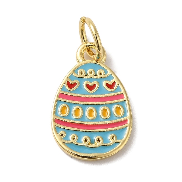 PandaHall Rack Plating Brass Enamel Charms, with Jump Ring, Long-Lasting Plated, Lead Free & Cadmium Free, Real 18K Gold Plated, Easter Egg...
PandaHall Rack Plating Brass Enamel Charms, with Jump Ring, Long-Lasting Plated, Lead Free & Cadmium Free, Real 18K Gold Plated, Easter Egg...