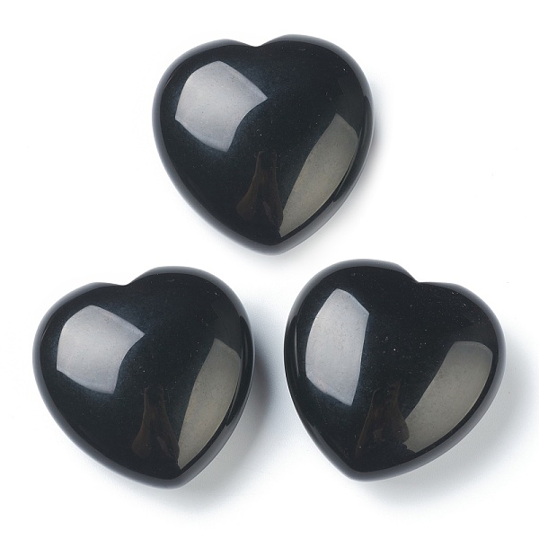 PandaHall Natural Obsidian Heart Love Stone, Pocket Palm Stone for Reiki Balancing, 44.5~45x45~46x20.5~21mm Obsidian Heart
PandaHall Natural Obsidian Heart Love Stone, Pocket Palm Stone for Reiki Balancing, 44.5~45x45~46x20.5~21mm Obsidian Heart