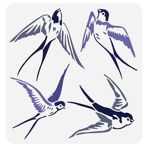 PandaHall PET Hollow Out Drawing Painting Stencils, for DIY Scrapbook, Photo Album, Swallow, 30x30cm Plastic Swallow
PandaHall PET Hollow Out Drawing Painting Stencils, for DIY Scrapbook, Photo Album, Swallow, 30x30cm Plastic Swallow