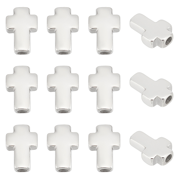 PandaHall Unicraftale 12Pcs 304 Stainless Steel Beads, Cross, Stainless Steel Color, 14~15x10x4mm, Hole: 2.7mm 304 Stainless Steel Cross
PandaHall Unicraftale 12Pcs 304 Stainless Steel Beads, Cross, Stainless Steel Color, 14~15x10x4mm, Hole: 2.7mm 304 Stainless Steel Cross