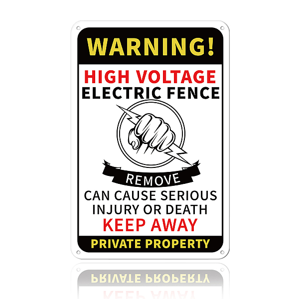 PandaHall UV Protected & Waterproof Aluminum Warning Signs, Colorful, 300x200x0.9mm, Hole: 4mm Aluminum
PandaHall UV Protected & Waterproof Aluminum Warning Signs, Colorful, 300x200x0.9mm, Hole: 4mm Aluminum