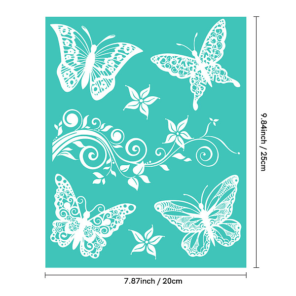 PandaHall Nylon Silk Screen Printing Stencil, Reusable Polymer Clay Silkscreen Tool, for DIY Polymer Clay Earrings Making, Butterfly...
PandaHall Nylon Silk Screen Printing Stencil, Reusable Polymer Clay Silkscreen Tool, for DIY Polymer Clay Earrings Making, Butterfly...