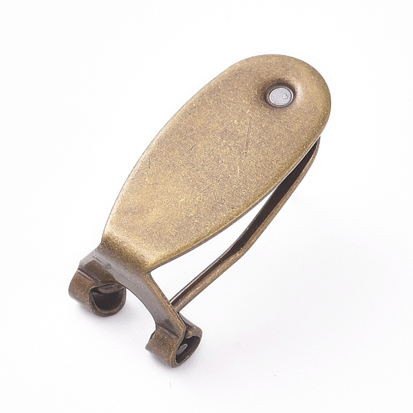PandaHall Brass Stud Earring Findings, French Clip Earrings, Nickel Free, Antique Bronze, 19x8x8mm, Pin: 0.7mm Brass Others
PandaHall Brass Stud Earring Findings, French Clip Earrings, Nickel Free, Antique Bronze, 19x8x8mm, Pin: 0.7mm Brass Others