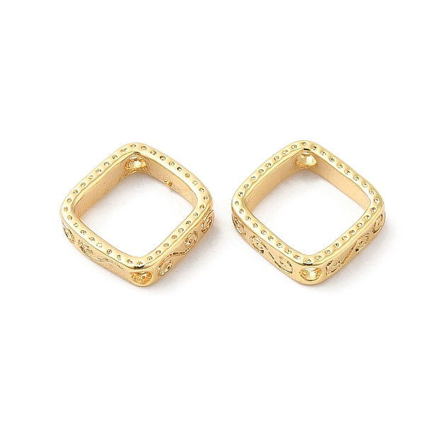 PandaHall Brass Bead Frames, Rhombus, Real 18K Gold Plated, 9x9.5x2mm, Hole: 1mm, Inner Diameter: 6~6.5mm Brass Rhombus
PandaHall Brass Bead Frames, Rhombus, Real 18K Gold Plated, 9x9.5x2mm, Hole: 1mm, Inner Diameter: 6~6.5mm Brass Rhombus