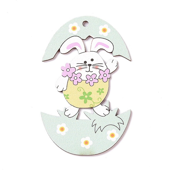 PandaHall Easter Theme Wood Big Pendants, Egg with Rabbit Charm, Pale Goldenrod, 90x57x2mm, Hole: 3.2mm Wood Egg Green
PandaHall Easter Theme Wood Big Pendants, Egg with Rabbit Charm, Pale Goldenrod, 90x57x2mm, Hole: 3.2mm Wood Egg Green