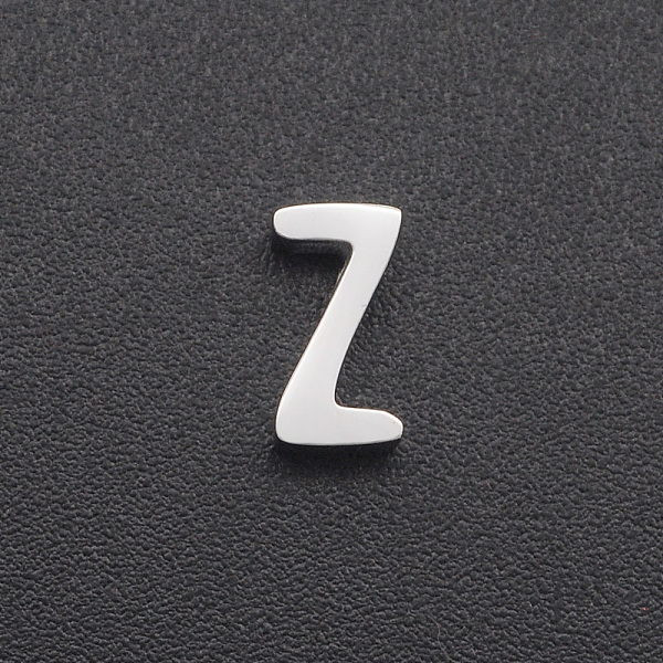 PandaHall 201 Stainless Steel Charms, for Simple Necklaces Making, Laser Cut, Letter, Stainless Steel Color, Letter.Z, 8x4.5x3mm, Hole...
PandaHall 201 Stainless Steel Charms, for Simple Necklaces Making, Laser Cut, Letter, Stainless Steel Color, Letter.Z, 8x4.5x3mm, Hole...