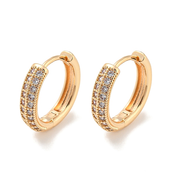 PandaHall Brass with Cubic Zirconia Hoop Earrings, Ring, Light Gold, 15.5x3.5mm Cubic Zirconia Ring Clear
PandaHall Brass with Cubic Zirconia Hoop Earrings, Ring, Light Gold, 15.5x3.5mm Cubic Zirconia Ring Clear
