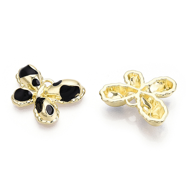 PandaHall Alloy Enamel Pendants, Lead Free & Cadmium Free, Light Gold, Butterfly Charm, Black, 15.5x19x4mm, Hole: 1.6mm Alloy+Enamel...
PandaHall Alloy Enamel Pendants, Lead Free & Cadmium Free, Light Gold, Butterfly Charm, Black, 15.5x19x4mm, Hole: 1.6mm Alloy+Enamel...