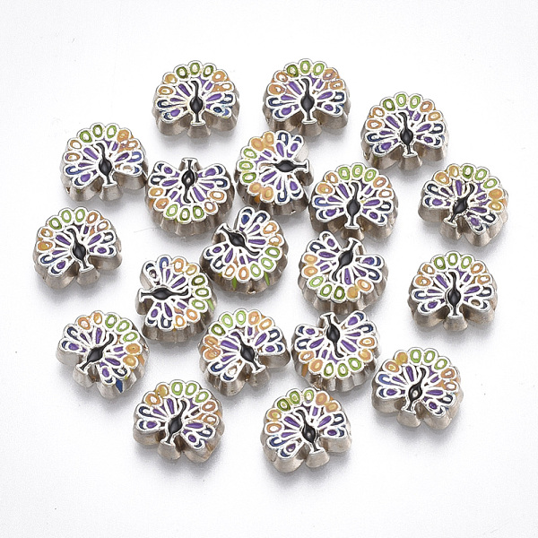 PandaHall Alloy Enamel Cabochons, Fit Floating Locket Charms, Peacock, Colorful, Platinum, 7x8x2mm Alloy+Enamel Peacock
PandaHall Alloy Enamel Cabochons, Fit Floating Locket Charms, Peacock, Colorful, Platinum, 7x8x2mm Alloy+Enamel Peacock