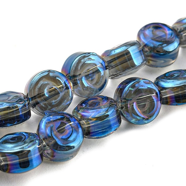 PandaHall Full Rainbow Plated Electroplate Transparent Glass Beads Strands, Rose, Light Sky Blue, 6x7x3.5mm, Hole: 1mm, about 110pcs/strand...
PandaHall Full Rainbow Plated Electroplate Transparent Glass Beads Strands, Rose, Light Sky Blue, 6x7x3.5mm, Hole: 1mm, about 110pcs/strand...