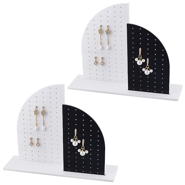 PandaHall Vertical Sailboat Acrylic Earrings Display Stands, Earring Organizer Holder for Earring Storage, White, Black, 6x22x17cm, Hole...
PandaHall Vertical Sailboat Acrylic Earrings Display Stands, Earring Organizer Holder for Earring Storage, White, Black, 6x22x17cm, Hole...
