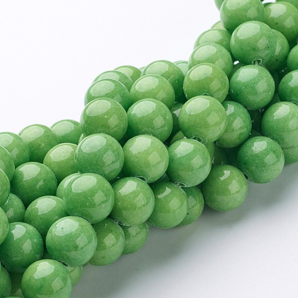 PandaHall Natural Mashan Jade Round Beads Strands, Dyed, Light Green, 10mm, Hole: 1mm, about 41pcs/strand, 15.7 inch Mashan Jade Round Green
PandaHall Natural Mashan Jade Round Beads Strands, Dyed, Light Green, 10mm, Hole: 1mm, about 41pcs/strand, 15.7 inch Mashan Jade Round Green