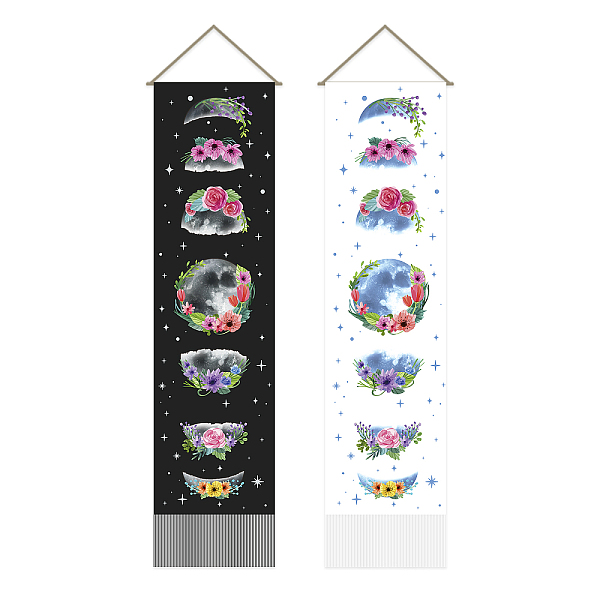 PandaHall Polyester Decorative Wall Tapestrys, for Home Decoration, with Wood Bar, Rope, Rectangle, Flower Pattern, 1300x330mm Polyester...
PandaHall Polyester Decorative Wall Tapestrys, for Home Decoration, with Wood Bar, Rope, Rectangle, Flower Pattern, 1300x330mm Polyester...