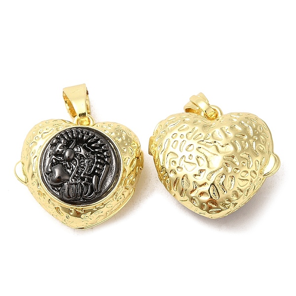 PandaHall Brass Locket Pendants, Cadmium Free & Lead Free, Heart with Woman Charm, Real 18K Gold Plated & Gunmetal, 17x18.5x11mm, Hole...
PandaHall Brass Locket Pendants, Cadmium Free & Lead Free, Heart with Woman Charm, Real 18K Gold Plated & Gunmetal, 17x18.5x11mm, Hole...