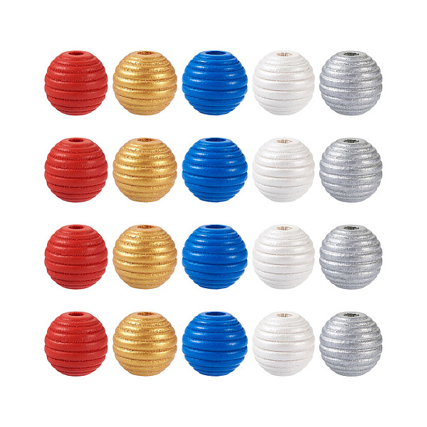 PandaHall Fashewelry 50Pcs 5 Styles Painted Natural Wood Beehive European Beads, Large Hole Beads, Round, Mixed Color, 10pcs/style Wood..., Multicolor
PandaHall Fashewelry 50Pcs 5 Styles Painted Natural Wood Beehive European Beads, Large Hole Beads, Round, Mixed Color, 10pcs/style Wood..., Multicolor