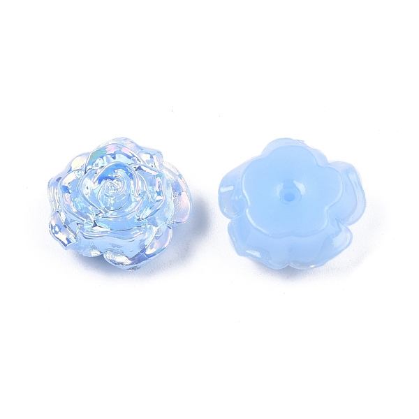 PandaHall Opaque ABS Plastic Beads, Half Drilled, Flower, Light Sky Blue, 15x16x6.5mm, Hole: 1.2mm ABS Plastic Flower
PandaHall Opaque ABS Plastic Beads, Half Drilled, Flower, Light Sky Blue, 15x16x6.5mm, Hole: 1.2mm ABS Plastic Flower