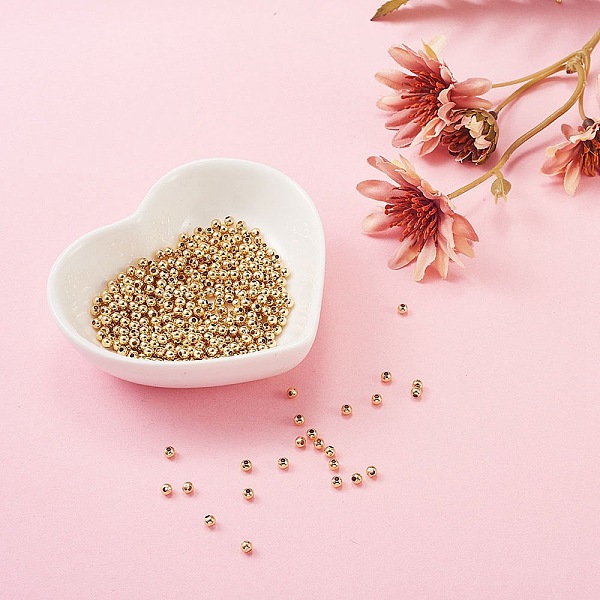 PandaHall Brass Round Spacer Beads, Cadmium Free & Nickel Free & Lead Free, Real 18K Gold Plated, 3mm, Hole: 1mm, about 260pcs/10g, 10g/set...
PandaHall Brass Round Spacer Beads, Cadmium Free & Nickel Free & Lead Free, Real 18K Gold Plated, 3mm, Hole: 1mm, about 260pcs/10g, 10g/set...