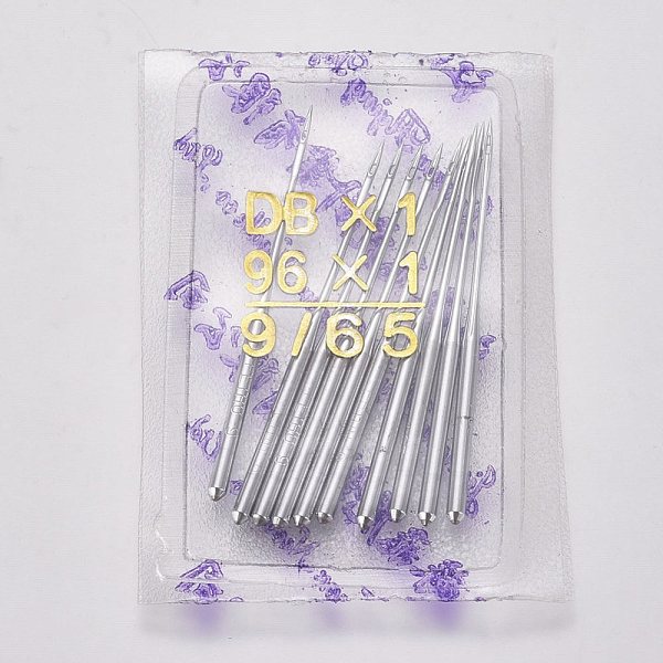 PandaHall Industrial Sewing Machine Needles Sets, Silver, Sizes 65/9, 37.9mm, Pin: 0.92~1.02mm Iron Silver
PandaHall Industrial Sewing Machine Needles Sets, Silver, Sizes 65/9, 37.9mm, Pin: 0.92~1.02mm Iron Silver