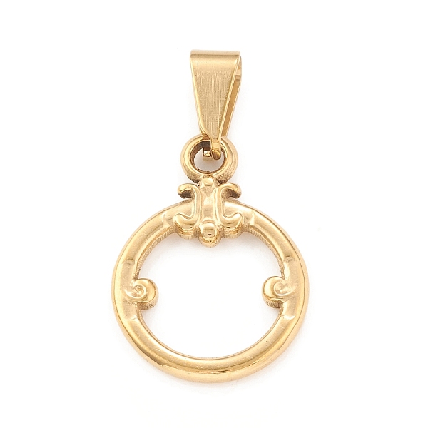 PandaHall Ion Plating(IP) 304 Stainless Steel Pendants, Round Ring Charm, Golden, 21x15x2mm, Hole: 4x8mm 304 Stainless Steel Ring
PandaHall Ion Plating(IP) 304 Stainless Steel Pendants, Round Ring Charm, Golden, 21x15x2mm, Hole: 4x8mm 304 Stainless Steel Ring